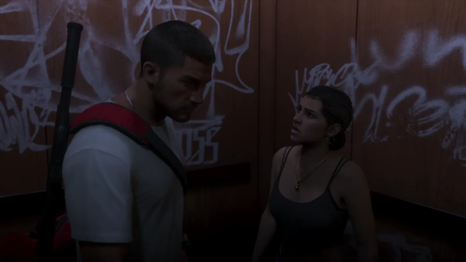 Jason and Lucia regroup after the raid — GTA VI