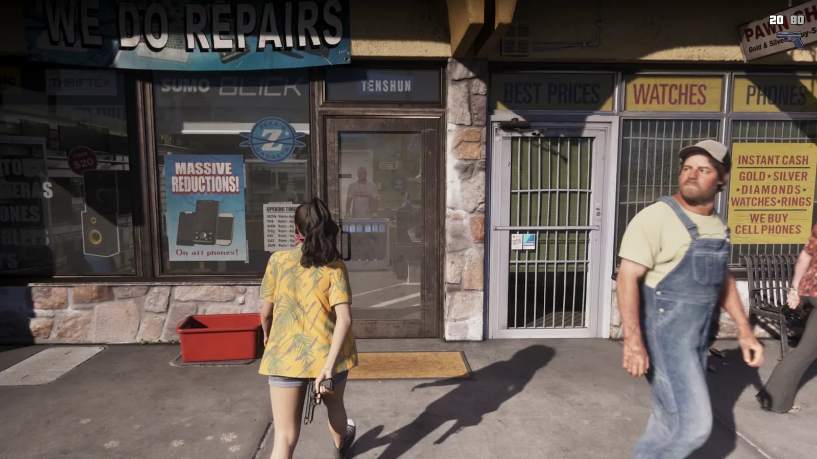 A pawn shop interaction — GTA VI